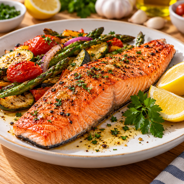 Salmon filete sin piel calibre 1/2, 2/3, 3/4 preparado