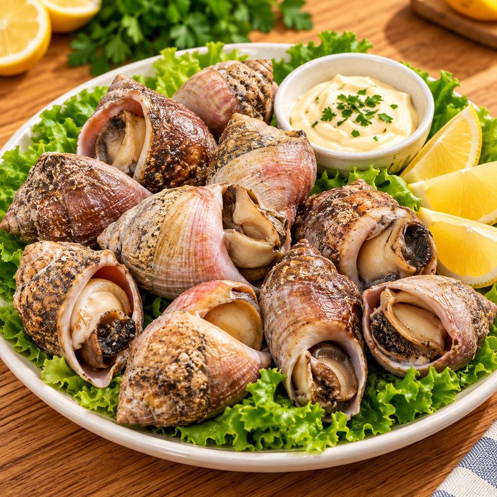 Caracoles de Mar 1 kg aprox - plato preparado