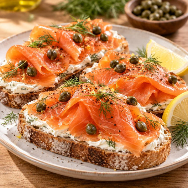 Salmón Ahumado Frío Sachet 200 g preparado
